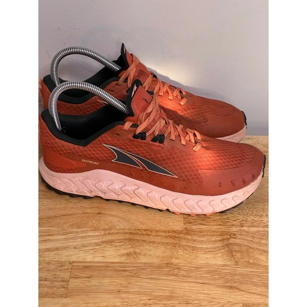 Altra Outroad Womens Trail Running Shoes Orange Pink AL0A7R72680 US 7.5